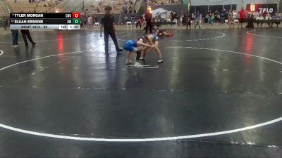 90 lbs Cons. Round 3 - Elijah Erskine, Grindhouse Wrestling vs Tyler Morgan, Cleveland Wrestling Club