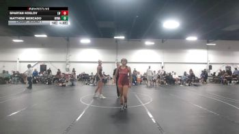138 lbs Champ. Round 1 - Matthew Mercado, New York Military Academy vs Spartan Koslov, Legend Wrestling