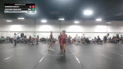 138 lbs Champ. Round 1 - Matthew Mercado, New York Military Academy vs Spartan Koslov, Legend Wrestling