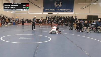 175 lbs Round Of 16 - Joseph Fukuyama, Conard vs Gavin Calamo, Cheshire