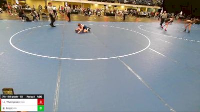 7th - 8th grade - 83 Champ. Round 1 - Johnathan Thompson, Sebolt Wrestling Academy vs Boston Frost, Immortal Athletics WC