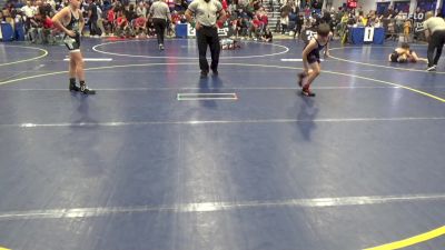 96 lbs Round Of 16 - Aiden May, Elder vs Grayson Unger, Lake Catholic W.C.