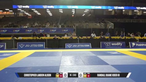 Christopher Landon Alison vs Randall Duane Kiser III 2026 Pan Jiu Jitsu IBJJF Championship