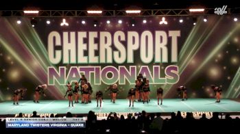 Maryland Twisters Virginia - Quake [2026 L5 Senior Coed - Medium Day 2] 2026 CHEERSPORT National All Star Cheerleading Championship