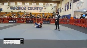 OLIVIA BERTIERI vs CADEN ALEJANDRO 2026 Super Cup - Thousand Oaks