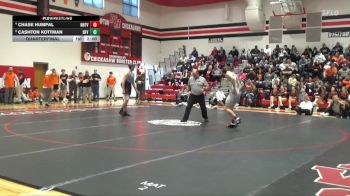 165 lbs Quarterfinal - Chase Humpal, NH/TV vs Cashton Kottman, North Fayette Valley