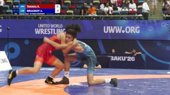 45 kg 1/4 Final - Ryunosuke Tanaka, Japan vs Afruzbek Ibragimov, Uzbekistan