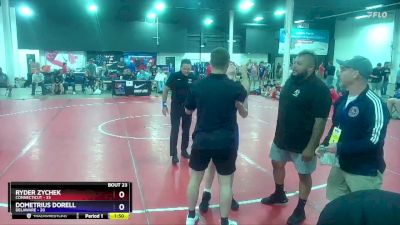 130 lbs Semis & 3rd Wb (16 Team) - Ryder Zychek, Connecticut vs Dometrius Dorell, Delaware