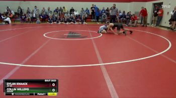 157 lbs Quarterfinal - Collin Willems, AGWSR vs Dylan Knaack, AP-GC