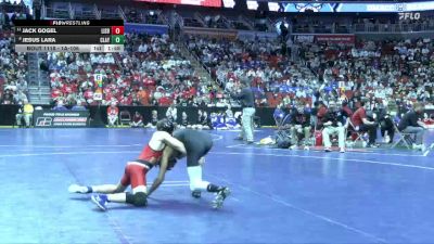 1A-106 lbs Champ. Round 2 - Jack Gogel, Lisbon vs Jesus Lara, Clayton Ridge