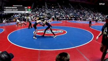 2A-120 lbs Cons. Round 1 - Gregory Sallet, Pierce County HS vs Keylan Martin, Hart County
