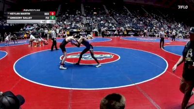 2A-120 lbs Cons. Round 1 - Gregory Sallet, Pierce County HS vs Keylan Martin, Hart County