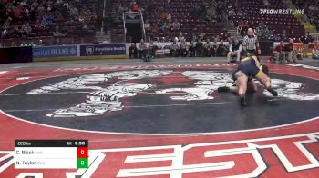 220 lbs Consolation - Cael Black, Eisenhower vs Nathan Taylor, Brookville