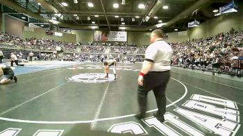 2A 165 lbs Champ. Round 1 - Jake Sorenson, Gunnison Valley vs Reagan Wimmer, Duchesne