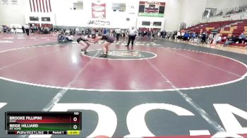 165 lbs Cons. Round 4 - Beige Hilliard, Mt. Home vs Brooke Fillipini, Elko