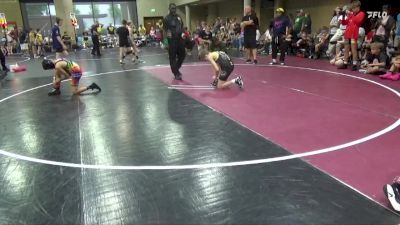 95 lbs Round 3 (6 Team) - AJ Dziedzicki, BHWC Florida Supreme Young Guns vs Kannon Chambers, The Factory Wrestling