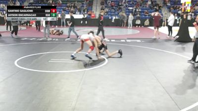 113 lbs Round Of 32 - Santino Gaglione, Cranston West vs JAYSON ENCARNACAO, Reading