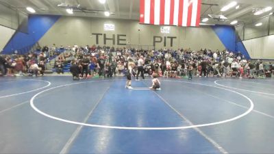 51 lbs Champ. Round 1 - Maddox Peterson, Westlake vs Rome Sands, Team Prestige Wrestling