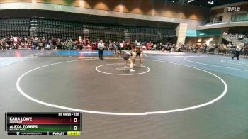 130 lbs Cons. Round 6 - Kara Lowe, Inderkum vs Alexa Torres, Golden West