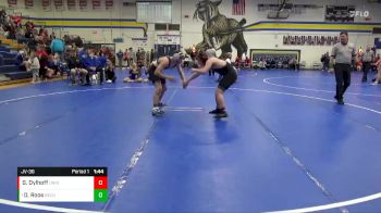 JV-36 lbs Round 1 - Derek Roos, Benton Community vs Gilbert Dylhoff, Union, LaPorte City