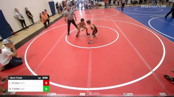 83 lbs Semifinal - Layten Cross, Brushy Wrestling Club vs Benjamin Fisher, Salina Wrestling Club