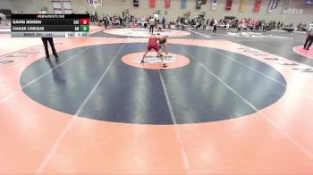 141 lbs Champ. Round 2 - Chase Creque, Baldwin Wallace vs Gavin Jensen, Coe