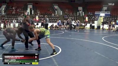 180 lbs Quarterfinals (8 Team) - Harrison Meekhoff, Attrition Wrestling vs Ricky Smith, Impact Wrestling Club