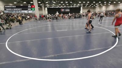 150 lbs Champ. Rd Of 32 - David A. Burchett, Black Fox Wrestling Academy vs Gannon Rice, Jackson High School Wrestling