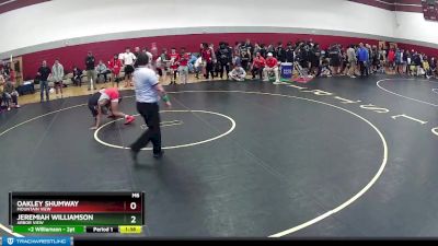 134-137 lbs Semifinal - Oakley Shumway, Mountain View vs Jeremiah Williamson, Arbor View