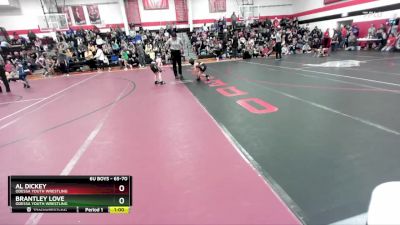 65-70 lbs Cons. Round 3 - Al Dickey, Odessa Youth Wrestling vs Brantley Love, Odessa Youth Wrestling