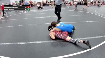 80 lbs Round 2 (6 Team) - Kevin Wojcik, Wrecking Crew vs Logan Carravagio, New England Gold