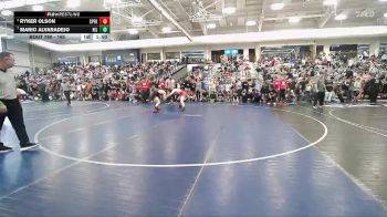 165 lbs Semifinal - Ryker Olson, Spanish Fork vs Mario Alvaradejo, Hillcrest CA