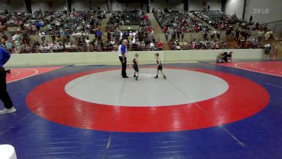 46 lbs Quarterfinal - William Stott, Backyard Bullies Wrestling Club vs Daegan Murdock, Dendy Trained Wrestling