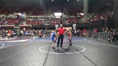 81 lbs 5th Place Match - Kennadi Savaria, Heights Wrestling Club vs Ariel Severs, Stillwater Gladiators