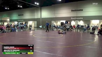 170 lbs Placement Matches (16 Team) - Brooklyn Graham, Iowa Minion Nation vs Alexia Davis, Florida Girls All Stars