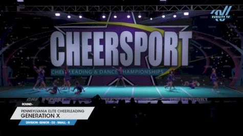 Pennsylvania Elite Cheerleading - Generation X [2023 L4 Senior - D2 - Small - B] 2023 CHEERSPORT National All Star Cheerleading Championship