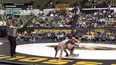 165 lbs Champ. Round 1 - Taye Wilson, Little Rock vs Dominic Bambinelli, Missouri