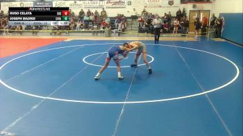 134 lbs Round 2 (6 Team) - Hugo Celaya, Central High School vs Joseph Madrid, Coolidge High School