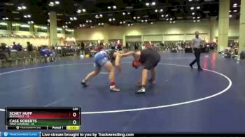 220 lbs Round 2 (8 Team) - Case Roberts, TOWC Spartans vs Schey Huff, Beach Boyz