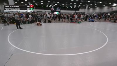 53 lbs Cons. Rd Of 16 - Owen Blackford, Iowa vs Sawyer Jackson, Greater Heights Wrestling