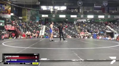 110 lbs Semifinal - Carter Kinard, PA vs Colby Payne, CO