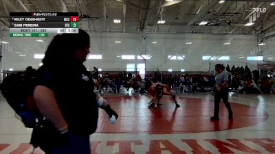 285 lbs Cons. Round 3 - Sam Pereira, Simon Fraser (B.C.) vs Riley Dean-Butt, Western Colorado