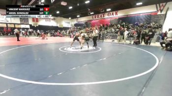 157 lbs Champ. Round 2 - Vincent Marquez, Santa Fe vs Angel Gonzalez, Capistrano Valley