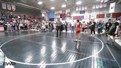 92 lbs Rr Rnd 1 - Kimberly Emmons, Grove Takedown Club vs Daxton Stewart, Vian Wrestling Club