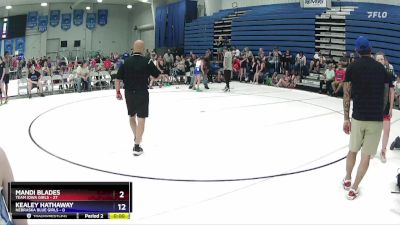 80 lbs Round 3 (6 Team) - Etta Mercier, Nebraska Blue Girls vs Lyla Moos, Team Iowa Girls