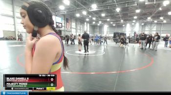 98-100 lbs Round 1 - Blake Daniell Ii, White River Hornets WC vs Majesty Moniz, Takedown Express WC