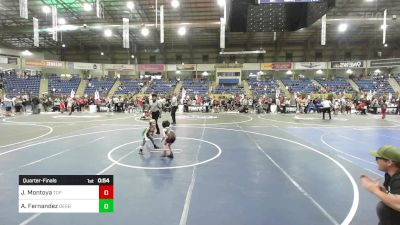 42 lbs Quarterfinal - Jude Montoya, Top Rank HAC vs Atlas Fernandez, Derby WC