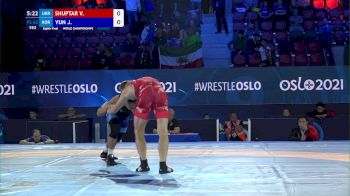 65 kg 1/8 Final - Vasyl Shuptar, Ukraine vs Junsik Yun, South Korea