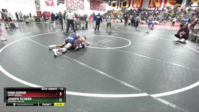 113 lbs Cons. Round 4 - Ivan Gopar, Santa Monica vs Joseph Scheer, Parhump Valley