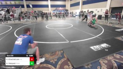 88 lbs Consi Of 8 #2 - Arto Khachatryan, The Empire vs Abel Vasquez, Poway Elite